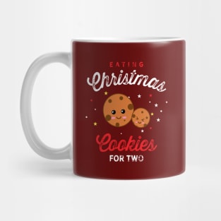 Eating Christmas Cookies For Two Mug